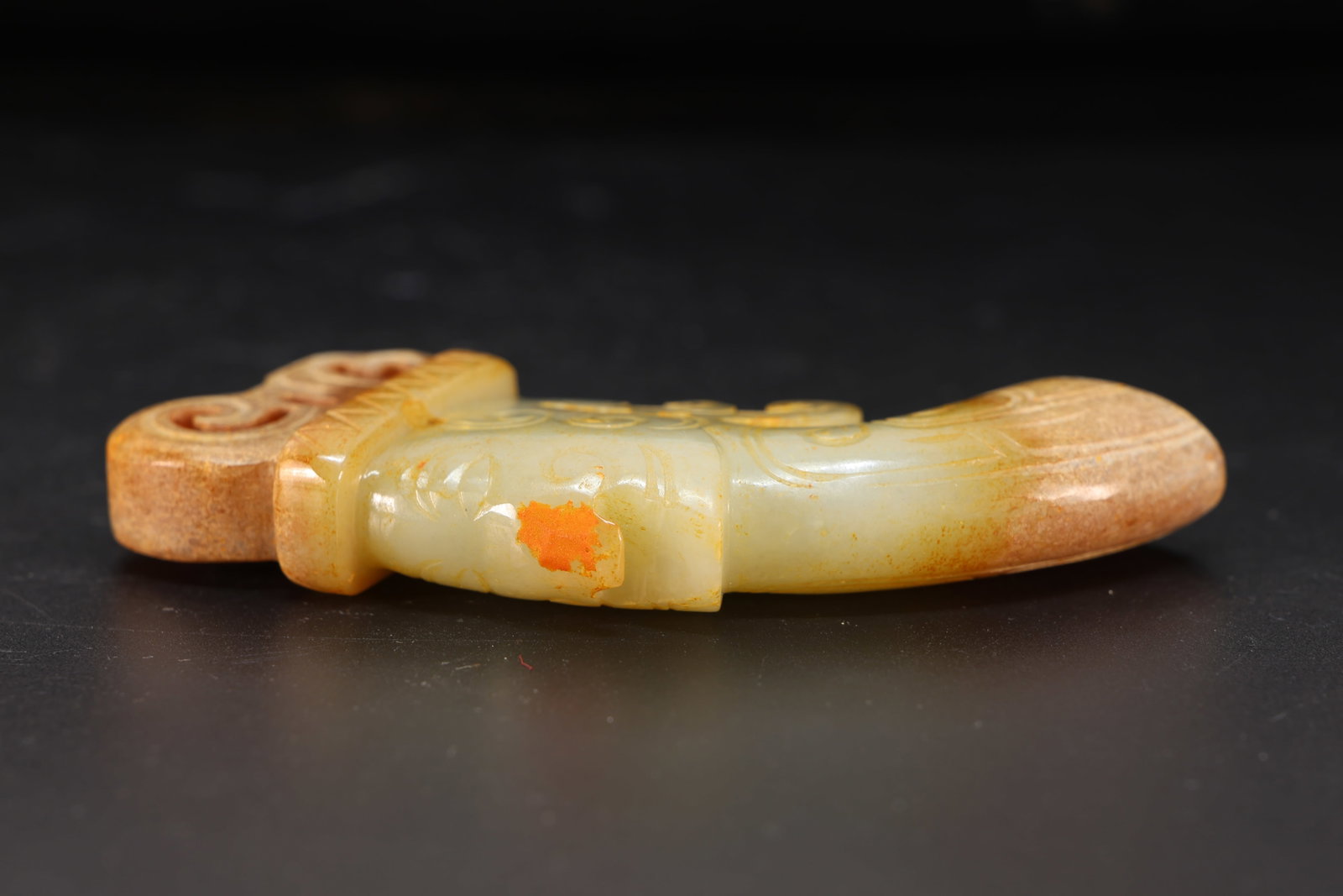 Jade Carved Character Face Pattern Bi - 7