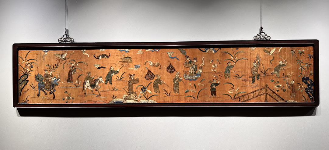 Chinese Qing Dynasty antiques Su Embroidery: Chinese Qing Dynasty antiques Su Embroidery