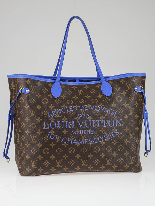 Louis Vuitton Neverfull GM Ikat: An attractive shape. Monogram canvas. Large capacity. Wide opening. The Neverfull GM is an ideal summer bag. Its "Articles de voyages" motif and interior ikat flowers design add to its appeal.Louis Vu