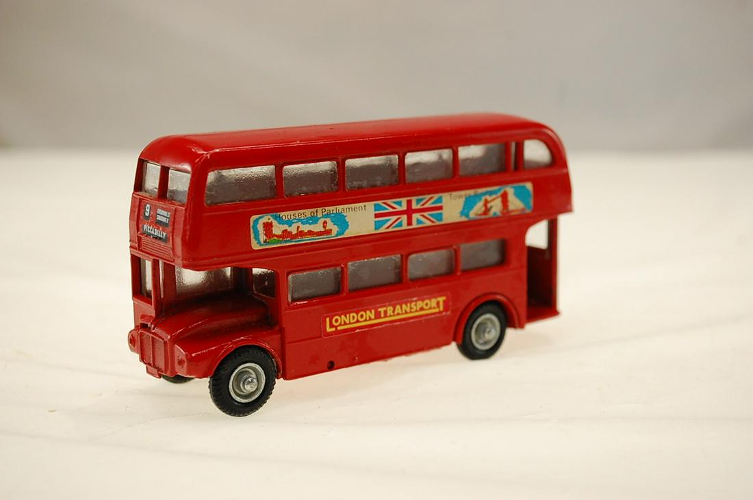 BUDGIE AEC ROUTEMASTER 64 SEATER DOUBLE DECKER BUS: BUDGIE AEC ROUTEMASTER 64 SEATER DOUBLE DECKER BUS LONDON TRANSPORT DIECAST