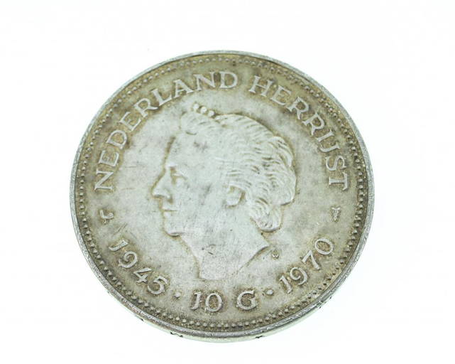 Silver coin, Wilhelmina, Nederland herrijst 19451970 (4357) on Mar 13, 2023 Venduehuis Silver coin, Wilhelmina, Nederland herrijst 19451970 (4357) on Mar 13, 2023 Venduehuis