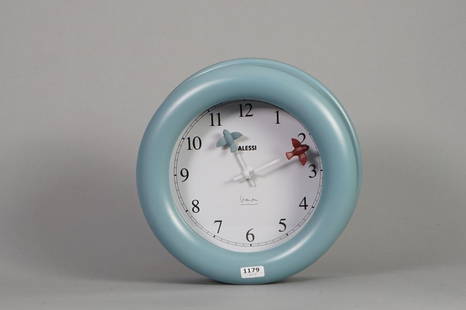 Alessi kitchen clock, diam. 23 cm.: Alessi kitchen clock, diam. 23 cm.