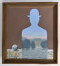 RENE MAGRITTE (AFTER) SURREALIST PAINTING ON LINEN.