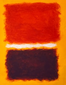 IN THE STYLE OF MARK ROTHKO (AFTER) ACRYLIC PAINTING ON LINEN