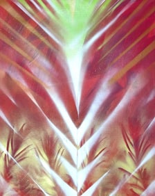 ABSTRACT CONTEMPORARY PAINTING. ACRYLIC ON LINEN