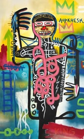 IN THE STYLE OF JEAN-MICHEL BASQUIAT (AFTER) PAINTING