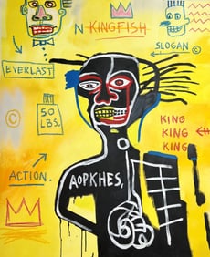IN THE STYLE OF JEAN-MICHEL BASQUIAT (AFTER) PAINTING