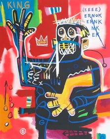 IN THE STYLE OF JEAN-MICHEL BASQUIAT (AFTER) PAINTING