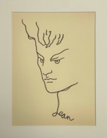 DRAWING IN THE STYLE OF JEAN COCTEAU (AFTER)