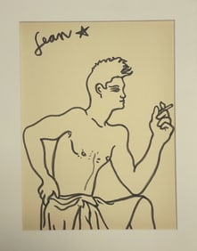 DRAWING IN THE STYLE OF JEAN COCTEAU (AFTER)