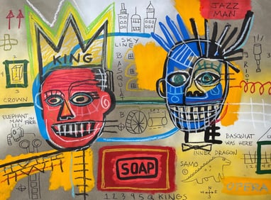 IN THE STYLE OF JEAN-MICHEL BASQUIAT (AFTER) PAINTING
