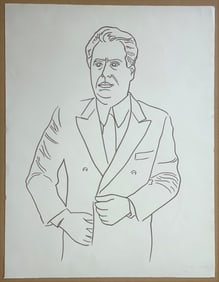 IN THE STYLE OF ANDY WHAROL (AFTER) DRAWING