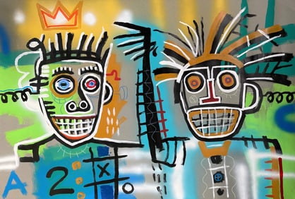 IN THE STYLE OF JEAN-MICHEL BASQUIAT (AFTER) PAINTING