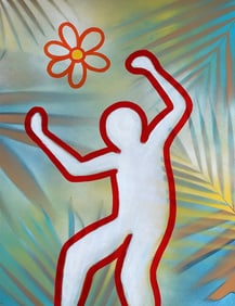 POP ART PAINTING ON PAPER