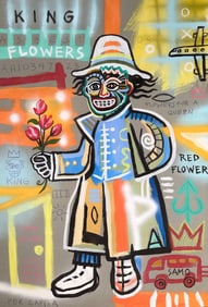 IN THE STYLE OF JEAN-MICHEL BASQUIAT (AFTER) PAINTING