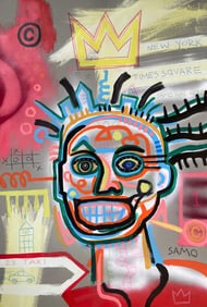 IN THE STYLE OF JEAN-MICHEL BASQUIAT (AFTER) PAINTING
