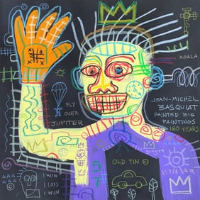 IN THE STYLE OF JEAN-MICHEL BASQUIAT (AFTER) PAINTING