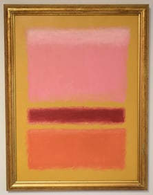 IN THE STYLE OF MARK ROTHKO (AFTER) ACRYLIC PAINTING ON LINEN