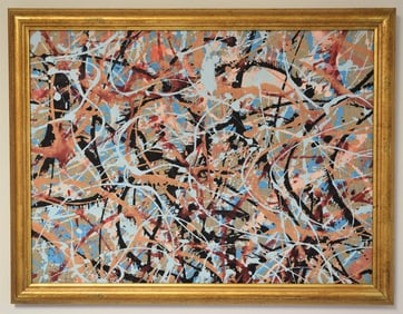 IN THE STYLE OF JACKSON POLLOCK (AFTER) ACRYLIC