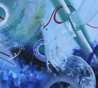 ABSTRACT PAINTING ON CANVAS