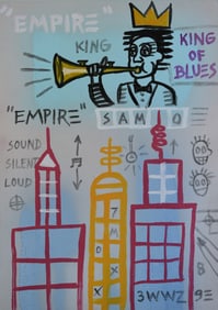 IN THE STYLE OF JEAN-MICHEL BASQUIAT (AFTER) PAINTING