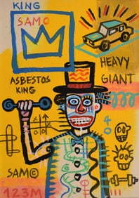 IN THE STYLE OF JEAN-MICHEL BASQUIAT (AFTER) PAINTING