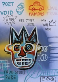 IN THE STYLE OF JEAN-MICHEL BASQUIAT (AFTER) PAINTING