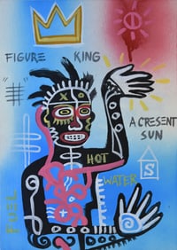 IN THE STYLE OF JEAN-MICHEL BASQUIAT (AFTER) PAINTING