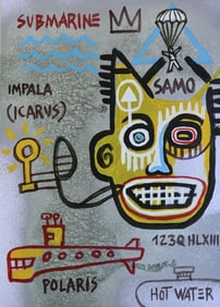 IN THE STYLE OF JEAN-MICHEL BASQUIAT (AFTER) PAINTING