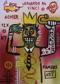 IN THE STYLE OF JEAN-MICHEL BASQUIAT (AFTER) PAINTING