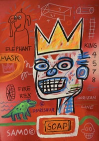 IN THE STYLE OF JEAN-MICHEL BASQUIAT (AFTER) PAINTING