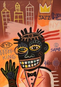 IN THE STYLE OF JEAN-MICHEL BASQUIAT (AFTER) PAINTING