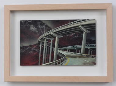 ORIGINAL ACRYLIC ON CANVAS BOARD  PAINTING