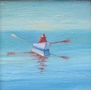 oil, Provincetown, Elisabeth Pearl, Kayak, Solo