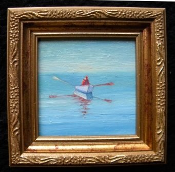 oil, Provincetown, Elisabeth Pearl, Kayak, Solo - 2