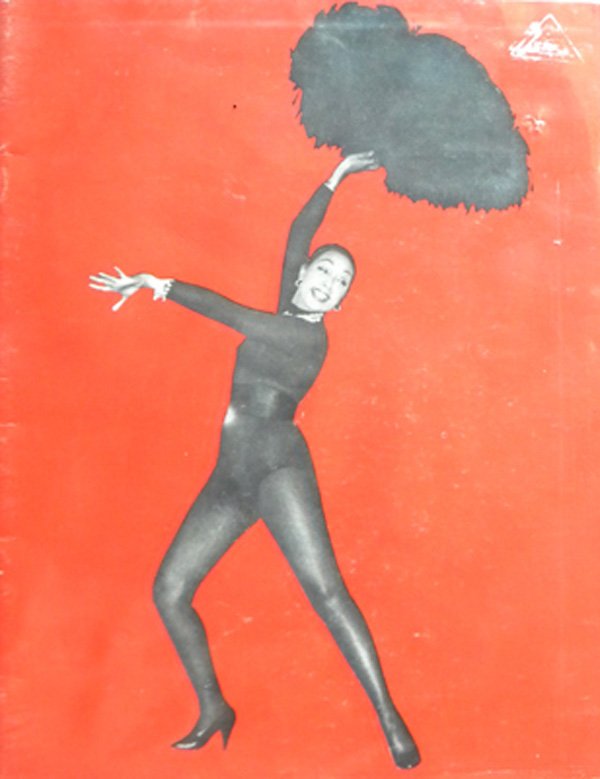 Josephine Baker program, Les Spectacles Maison Ble: Josephine Baker program, Les Spectacles Maison Bleue in Paris mes Amours, May 27, 1959, 11 x 8.5, very good condition, Facts: (1906–1975) American-born French dancer, singer and actress. Born Freda