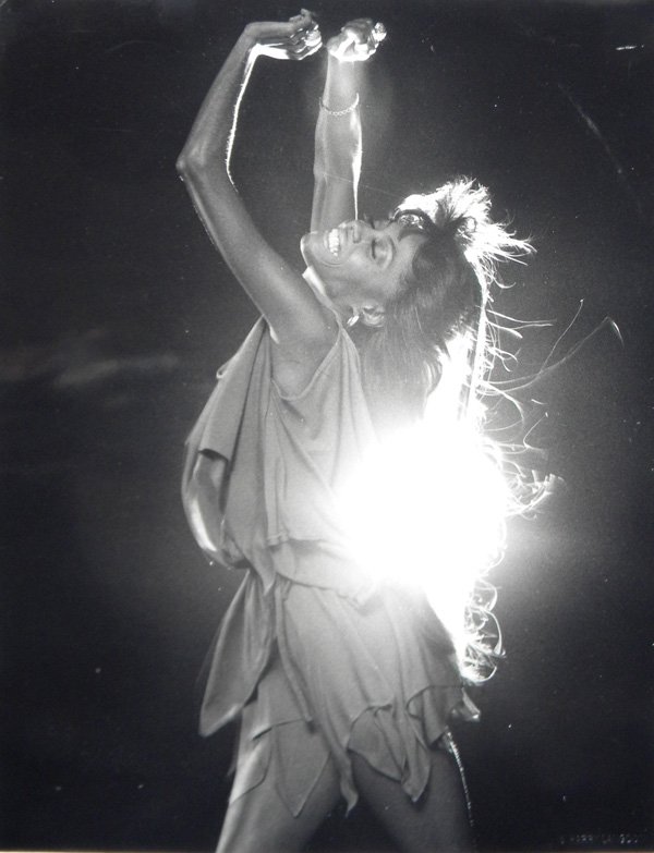 Diana Ross photograph by Harry Langdon, stamped fr: Diana Ross photograph by Harry Langdon, stamped front lower right and verso, 1970's, 11 x 14, Facts: Diana Ross (born 1944) American singer, record producer, and actress. She was the lead singer of Th