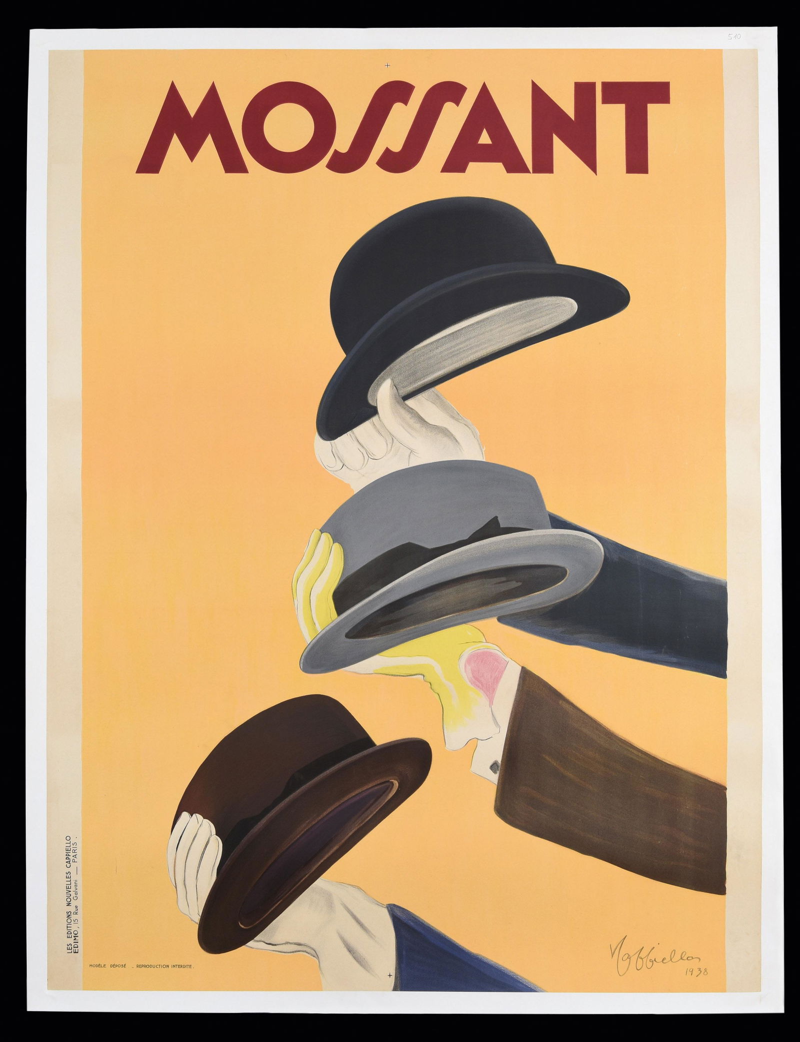 MOSSANT - VINTAGE POSTER by Leonetto Cappiello (1 of 1)