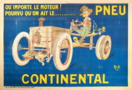 CONTINENTAL - VINTAGE POSTER by Mich