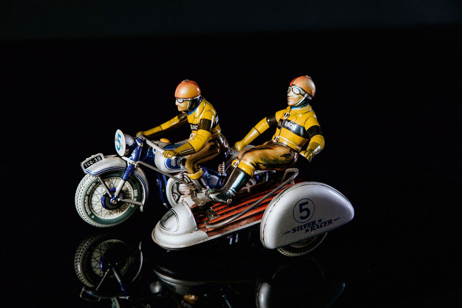 TippCo Motorrad 595 Silver Racer Beiwagen - Motorrad (1 of 7)