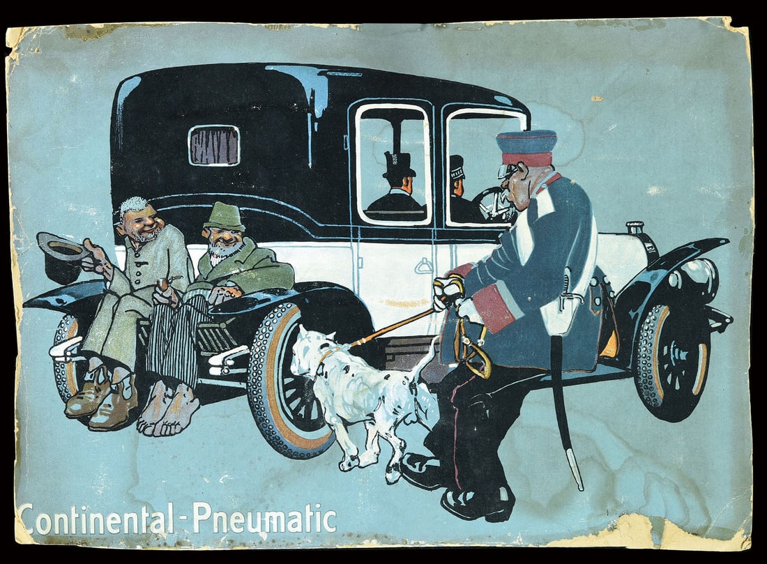 CONTINENTAL - PNEUMATIC I VINTAGE CARDBOARD SIGN by Anonymous (1 of 1)