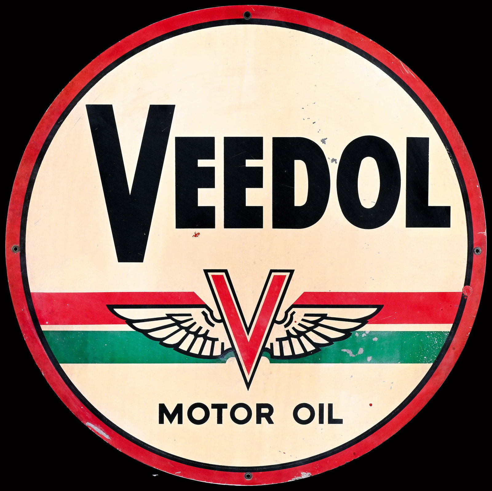 VEEDOL MOTOR OIL | 24" TIN SIGN (1 of 7)