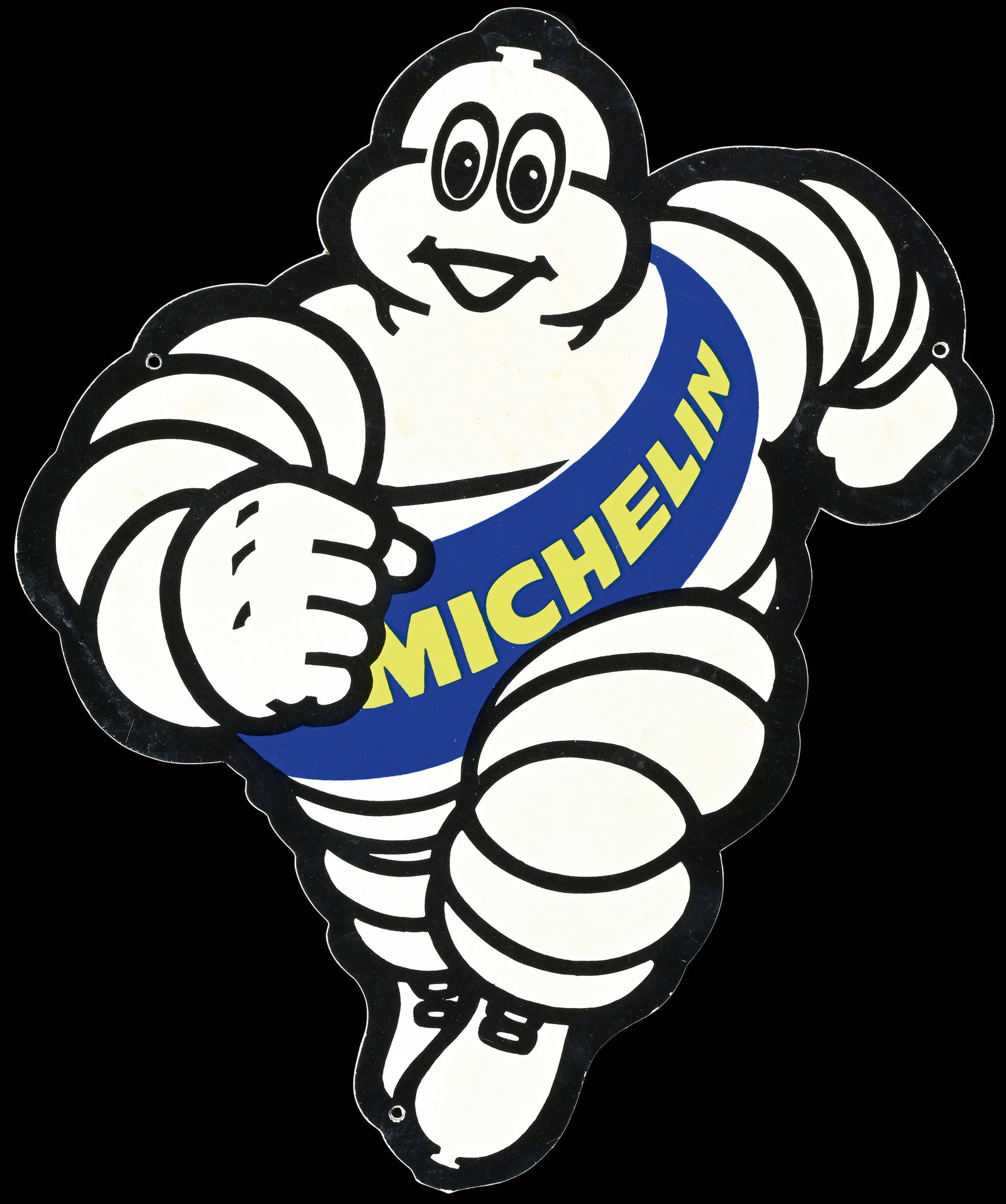 MICHELIN | 12" PIN UP: Plastic, F around 1970, 26 x 31 cm | We do only sell old original pieces - no reproductions or fakes. We pack in house, most items can be shipped overseas. Wooden crates are available. For further shi