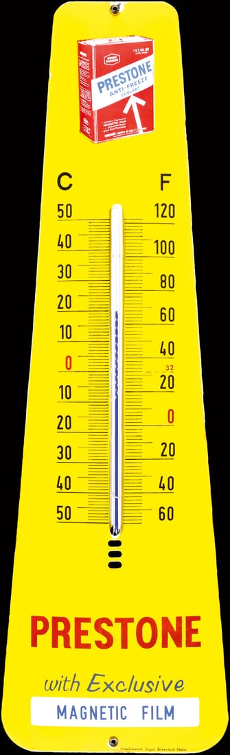 PRESTONE ANTI-FREEZE | 31" PORCELAIN SIGN (1 of 1)