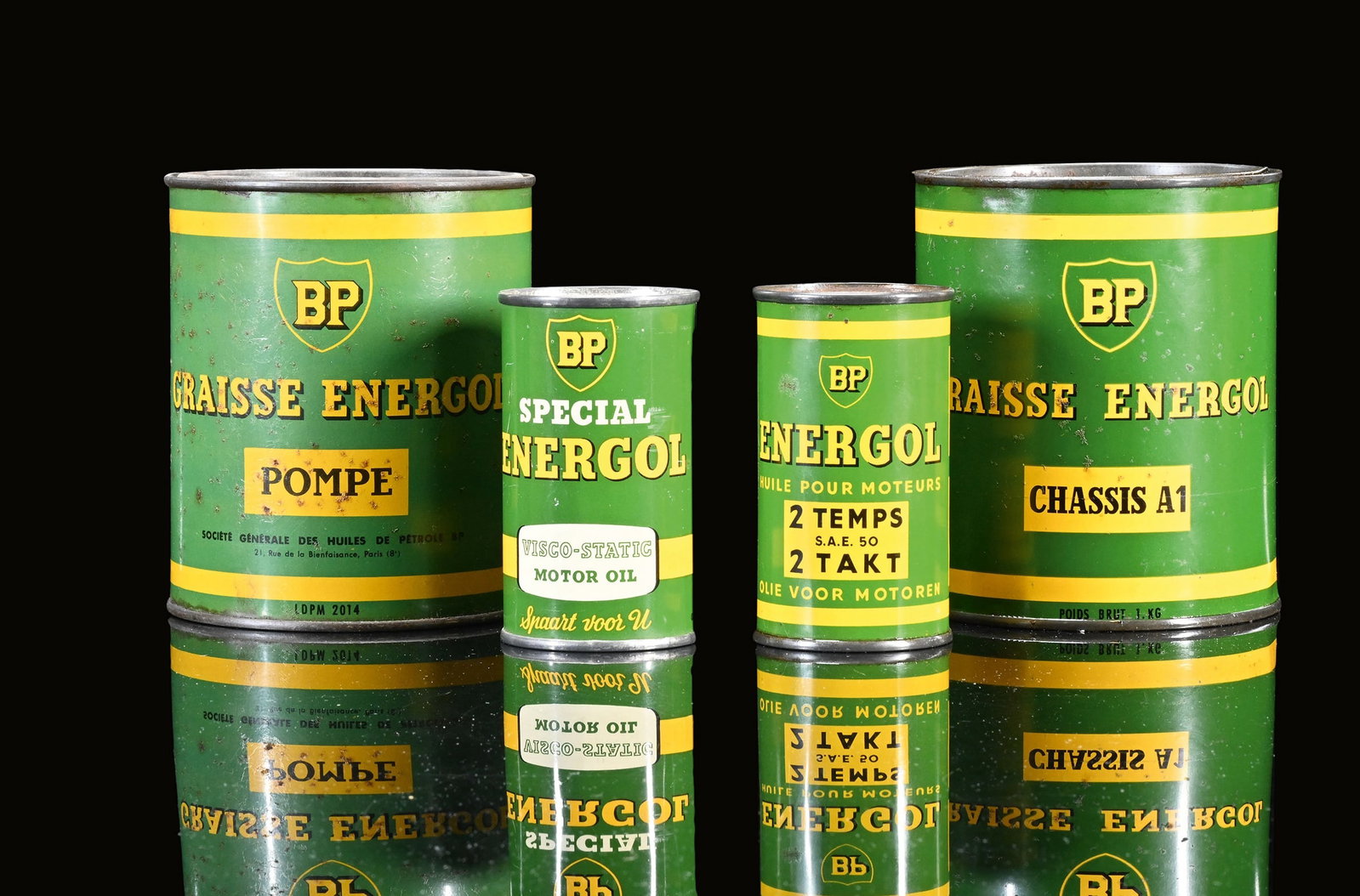 BP ENERGOL | OIL AND GREASE CANS (1 of 2)