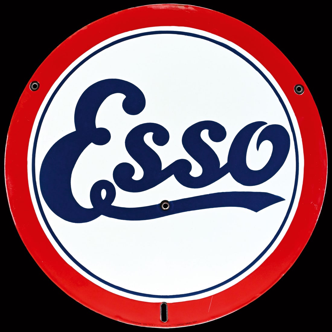 ESSO | EARLY 16" PORCELAIN SIGN | SUPERB CONDITION (1 of 8)