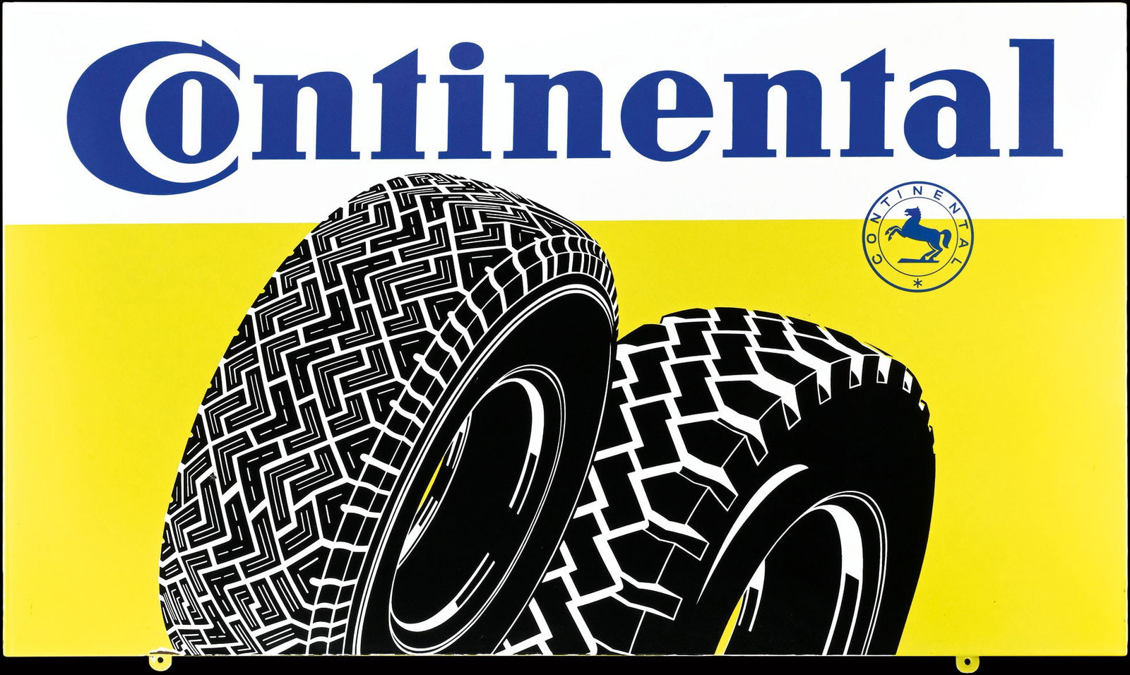 CONTINENTAL | 47" PORCELAIN SIGN (1 of 1)
