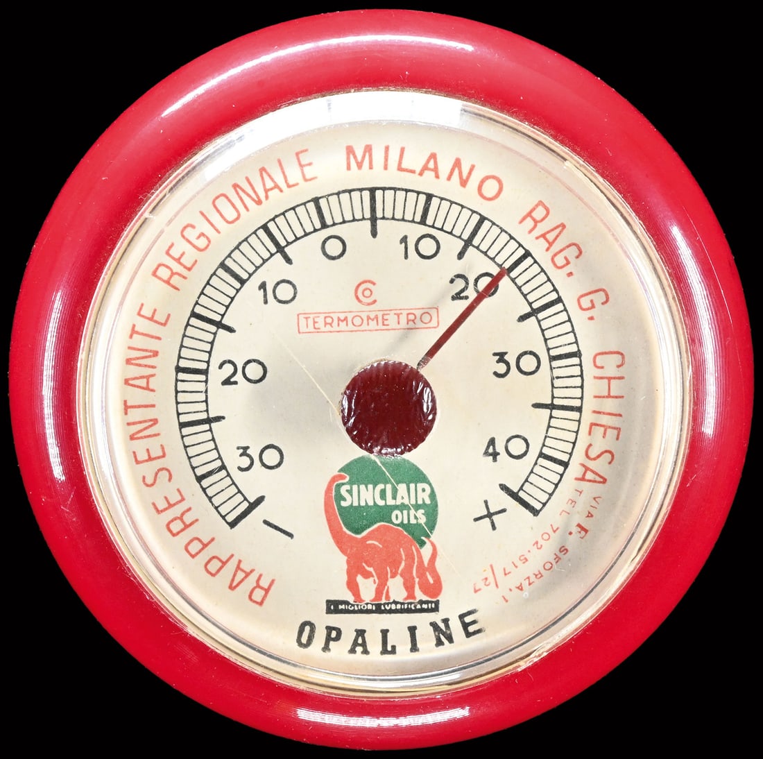 SINCLAIR OILS OPALINE | 4" THERMOMETER (1 of 4)