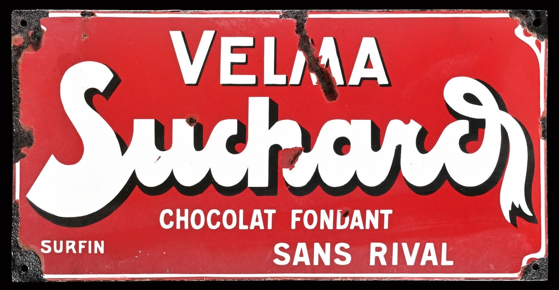 VELMA SUCHARD | PORCELAIN SIGN | (3) (1 of 6)