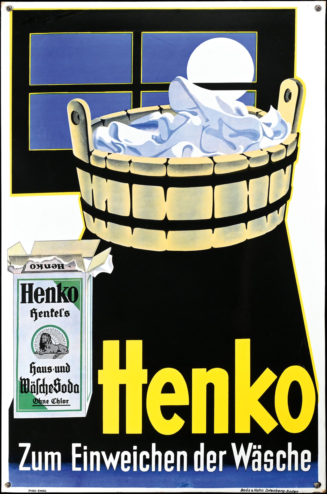 HENKO | PORCELAIN SIGN BY JOSEPH BINDER | (1+) (1 of 8)